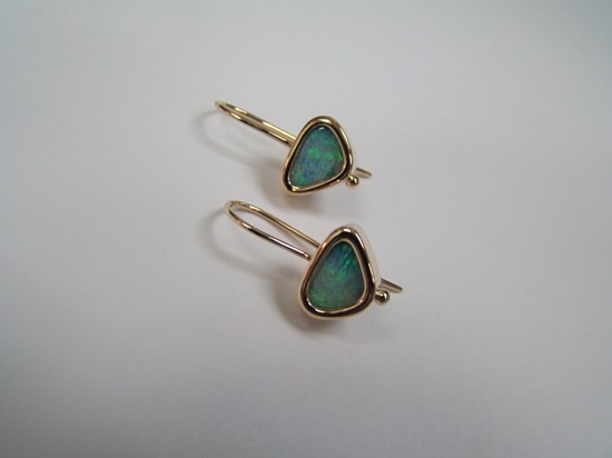 Blue Opal Earrings Image
